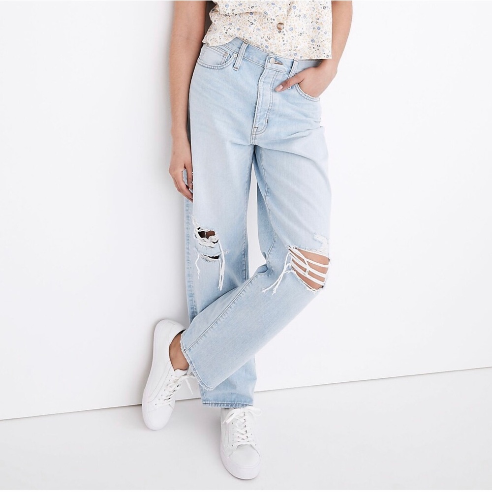 Madewell The Dadjean in Greenvale Wash: Ripped Edition